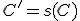 C'=s(C)