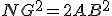 NG^2=2AB^2