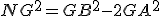 NG^2=GB^2-2GA^2