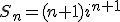S_n=(n+1)i^{n+1}