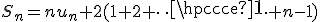 S_n=nu_n+2(1+2+\cdots+n-1)