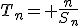 T_n= \frac{n}{S_n}