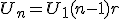 U_n = U_1 +(n-1)r