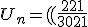 U_n=((\frac{221}{3021})^{\frac{n}{2}+1}-1)(\frac{-105200}{2800})