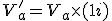 V_a' = V_a \times (1+i)