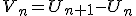 V_n=U_{n+1}-U_n