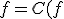 f=C(f)f_1