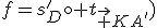 f=s_D'\circ t_{\vec {KA'}})