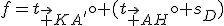 f=t_{\vec {KA'}}\circ (t_{\vec {AH}}\circ s_D)