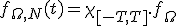 f_{\Omega,N}(t)=\chi_{[-T,T]}.f_{\Omega}