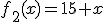 f_2(x)=15+x
