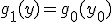 g_1(y)=g_0(y_0)