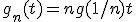 g_n(t)=ng(1/n)t