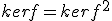 ker f = ker f^2