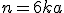 n = 6k + a
