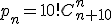 p_n=10!C_{n+10}^n