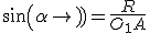 sin(\alpha)=\frac{R}{O_1A}