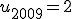 u_{2009}=2