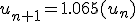 u_{n+1}=1.065(u_n)