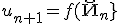 u_{n+1}=f(\u_n}