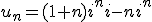u_n=(1+n)i^ni-ni^n