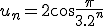 u_n=2\cos\frac{\pi}{3.2^n}