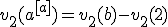 v_2(a^{[a]})=v_2(b)-v_2(2)