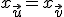 x_{\vec{u}}=x_{\vec{v}}