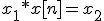 x_1*x[n]=x_2