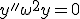 y''+ \omega ^2 y=0
