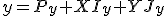 y=P_y+XI_y+YJ_y