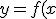 y=f(x)\in J