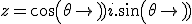 z = cos(\theta) + i.sin(\theta)