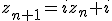 z_{n+1}=iz_n+i
