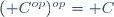 (\mathcal C^{op})^{op}=\mathcal C