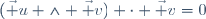 (\vec u \wedge \vec v) \cdot \vec v=0