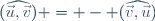(\widehat{\vec{u},\vec{v}}) = - (\widehat{\vec{v},\vec{u}})