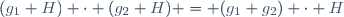 (g_1 H) \cdot (g_2 H) = (g_1 g_2) \cdot H