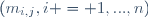 (m_{i,j},i = 1,...,n)