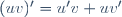(uv)'=u'v+uv'