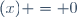 (x) = 0