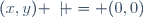 (x,y) \not = (0,0)