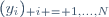 (y_i)_{ i = 1,\ldots,N}