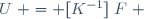 \{U\} = [K^{-1}]\{F\} \,