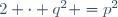 \ 2 \cdot q^2 =p^2