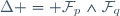 \Delta = \mathcal{F}_p\land\mathcal{F}_q