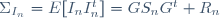 \Sigma_{I_n}=E[I_nI_n^t]=GS_nG^t+R_n