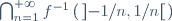 \bigcap_{n=1}^{+\infty}f^{-1}\left(\,\left]-1/n,1/n\right[\,\right)