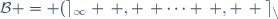 \cal{B} = (e_1 \, , \, \cdots \, , \, e_n)
