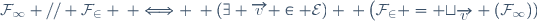 \cal{F}_1 // \cal{F}_2 \: \Longleftrightarrow \: \left(\exists \overrightarrow{v} \in E\right) \: \left(\cal{F}_2 = t_{\overrightarrow{v}} (\cal{F}_1))